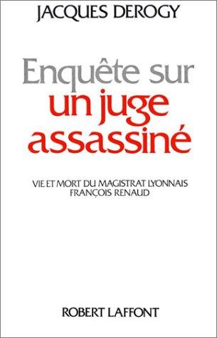 Cover for Enquête sur un juge assassiné