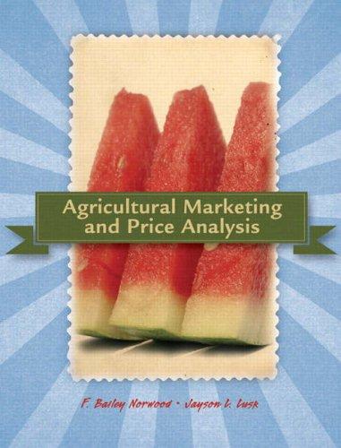 Cover for Agricultural Marketing & Price Analysis