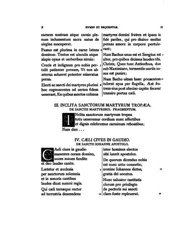 Cover for Hymni& Sequentiae: Cum Compluribus Aliis et Latinis et Gallicis Necnon Theotissis Carminibus ...