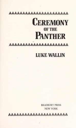 Cover for Ceremony of the Panther