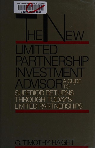 Cover for The new limited partnership investment advisor