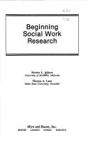 Cover for Beginningsocial work research