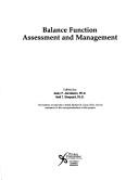 Cover for Balance function assessment and management