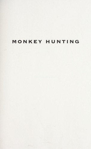 Cover for Monkey hunting