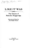 Cover for Like it Was