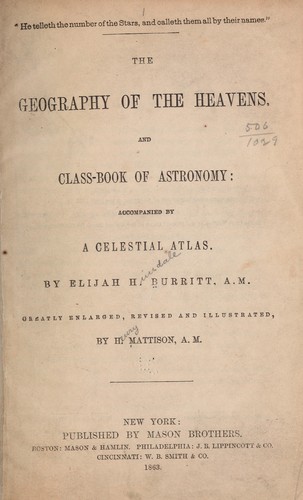 Cover for The geography of the heavens and classbook of astronomy