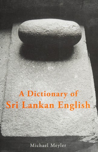 Cover for A dictionary of Sri Lankan English