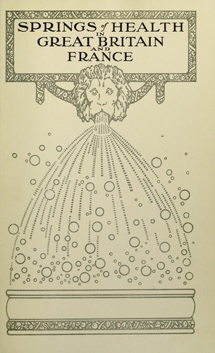 Cover for Springs of health in Great Britain and France.