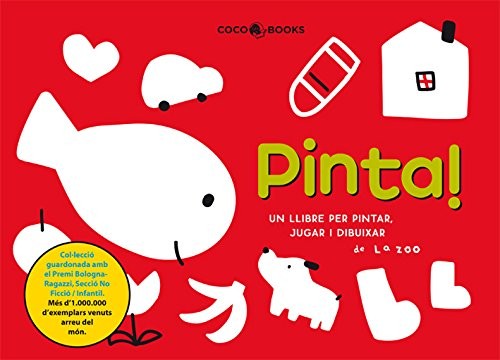 Cover for Pinta, un llibre per a pintar, jugar i dibuixar