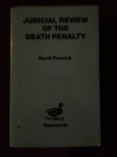 Cover for Judicial review of the death penalty