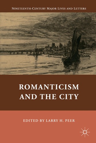 Cover for Romanticism and the city