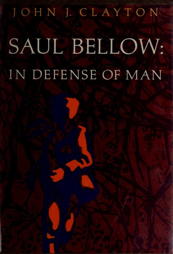 Cover for Saul Bellow: in defense of man.