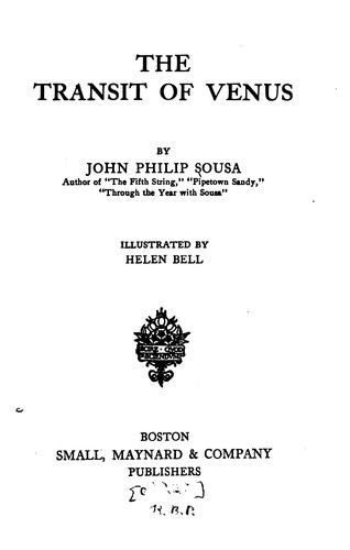 Cover for The transit of Venus