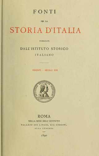 Cover for Registri dei cardinali Ugolino d'Ostia e Ottaviano degli Ubaldini
