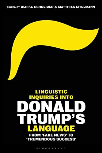 Cover for Linguistic Inquiries into Donald Trump's Language