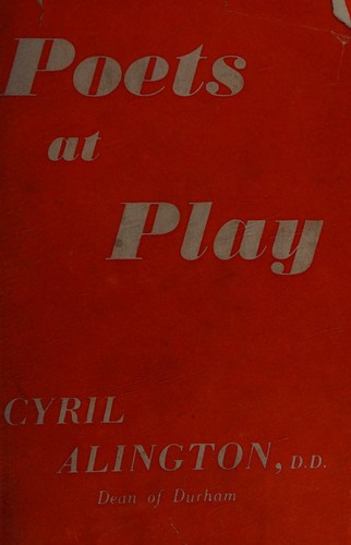 Cover for Poets at play