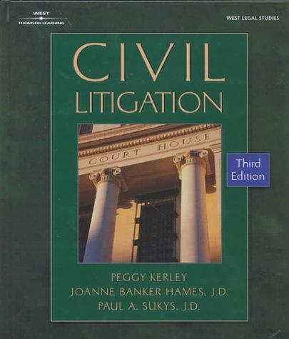 Cover for Civil litigation