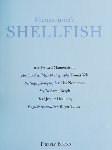 Cover for Mannerstrom's shellfish