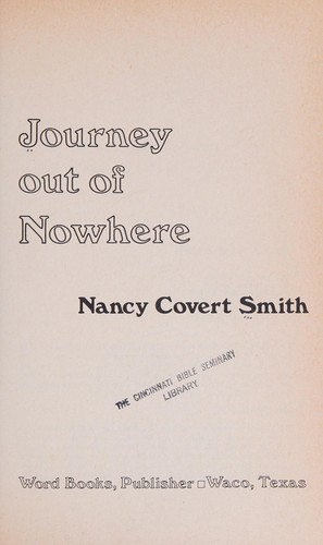 Cover for Journey Out of Nowhere