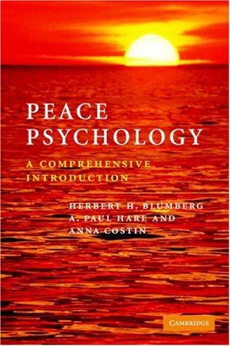Cover for Peace Psychology