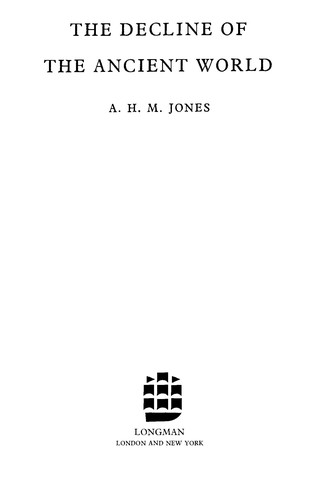 Cover for The decline of the ancient world