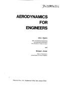 Cover for Aerodynamics for engineers