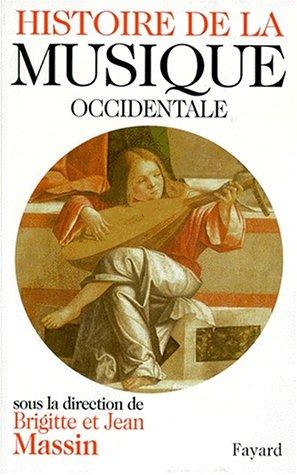 Cover for Histoire de la musique occidentale