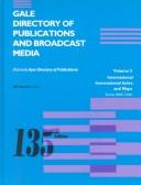 Cover for GALE DIRECTORY OF PUBLICATIONS AND BROADCAST MEDIA VOLUME 5 135TH EDITION