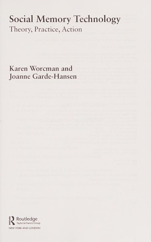 Cover for Social Memory Technology
