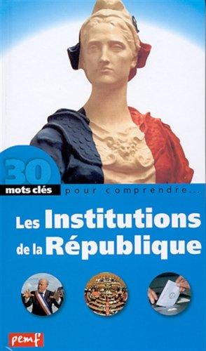 Cover for Les Institutions de la République
