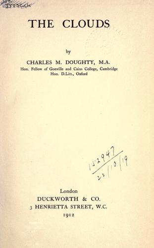 Cover for The clouds.