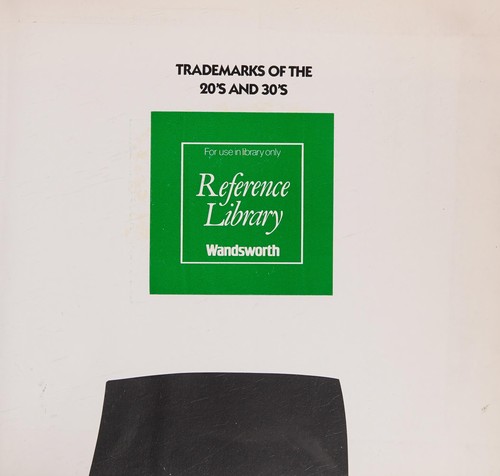 Cover for Trademarks of the 20's and 30's