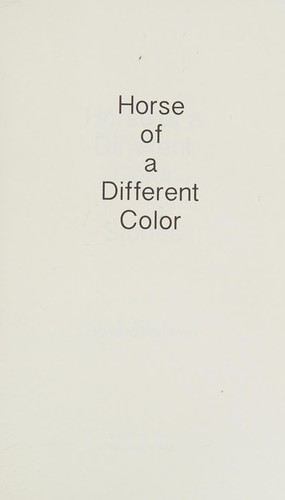 Cover for Horse of a different color