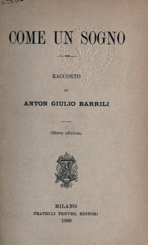 Cover for Come un sogno