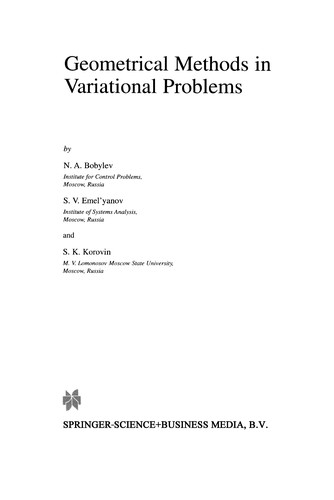 Cover for Geometrical Methods in Variational Problems