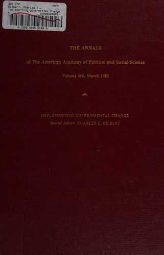 Cover for Implementing governmental change