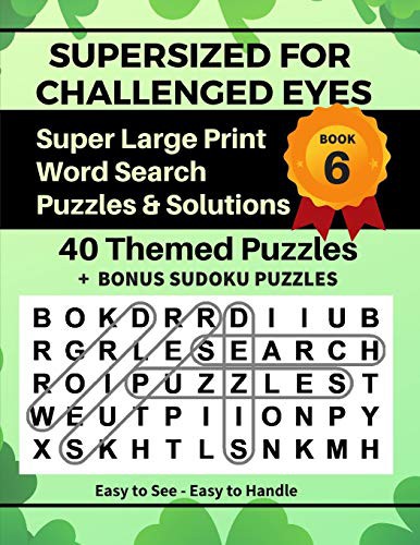 Cover for SUPERSIZED FOR CHALLENGED EYES, Book 6