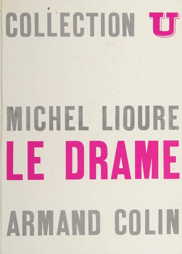 Cover for Le drame. --