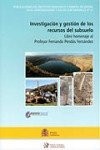 Cover for Investigación y gestión de los recursos del subsuelo "libro homenaje al profesor Fernando Pendás Fernández"
