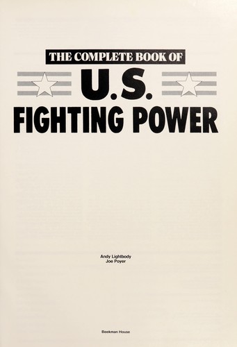Cover for Complete Book Of US Fighting Power