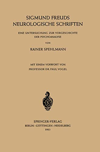 Cover for Sigmund Freuds Neurologische Schriften