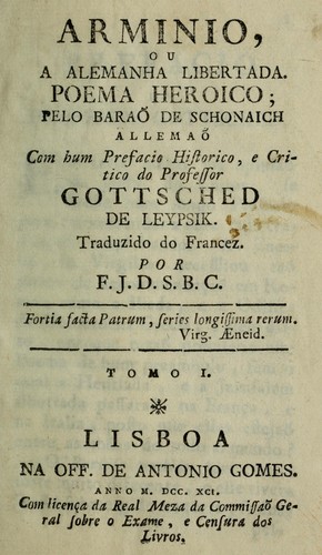 Cover for Arminio