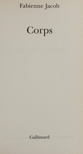 Cover for Corps
