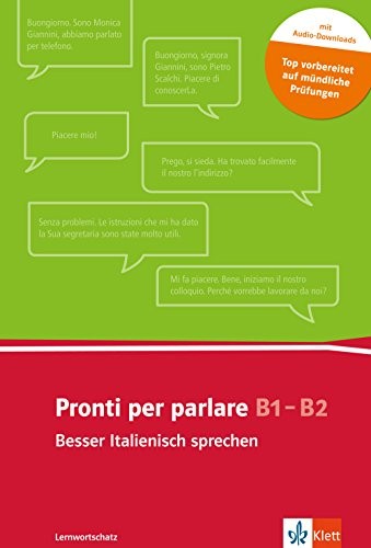 Cover for Pronti per parlare B1-B2