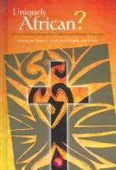 Cover for Uniquely African