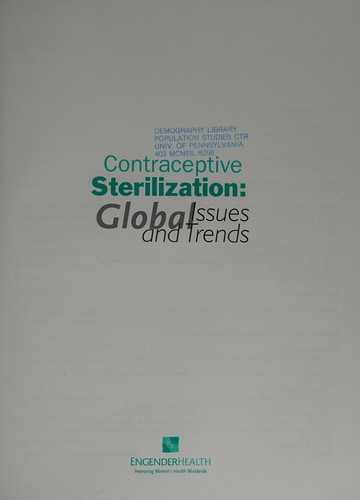 Cover for Contraceptive Sterilization