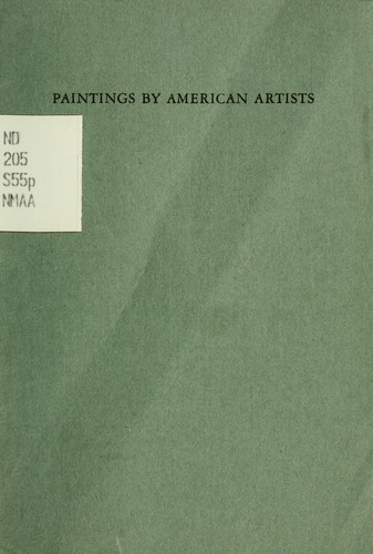 Cover for Paintings by American artists