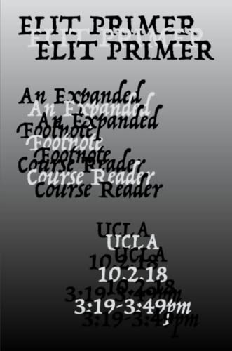 Cover for ELIT PRIMER