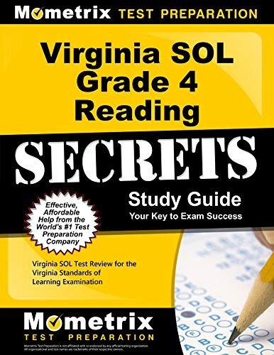 Cover for Virginia SOL Grade 4 Reading Secrets Study Guide