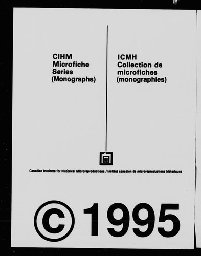 Cover for The Canadian Peace Centenary Association